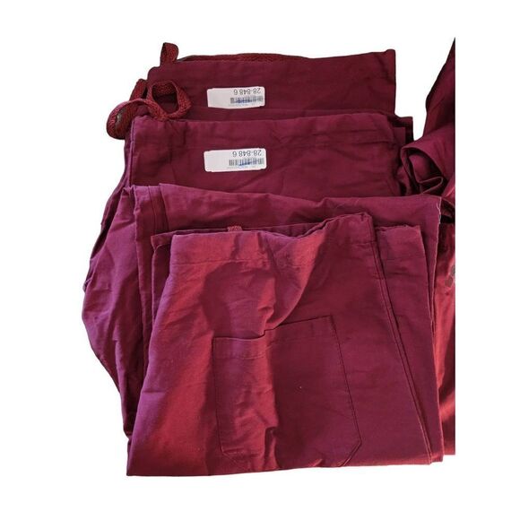 2XL scrub pants x6 red box 18 - Picture 2 of 5